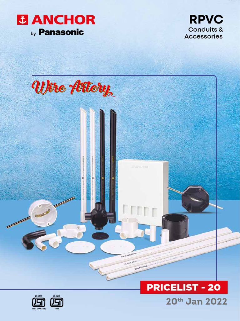 Anchor Conduit Price List Nov 2021 PDF Pipe (Fluid Conveyance) Polyvinyl Chloride