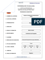 1ro PROGRAMA DERECHO CONSTITUCIONAL ADMINISTRATIVO FISCAL