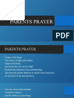 Parents Prayer