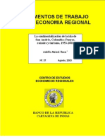 Meisel, Adolfo - La Continentalización de La Isla de San Andrés, Colombia: Panyas, Raizales y Turismo, 1953-2003