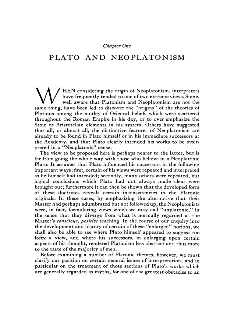 Rist. Eros and Psyche 4 PDF Plato Neoplatonism