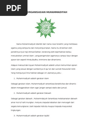 Keorganisasian Muhammadiyah Pdf