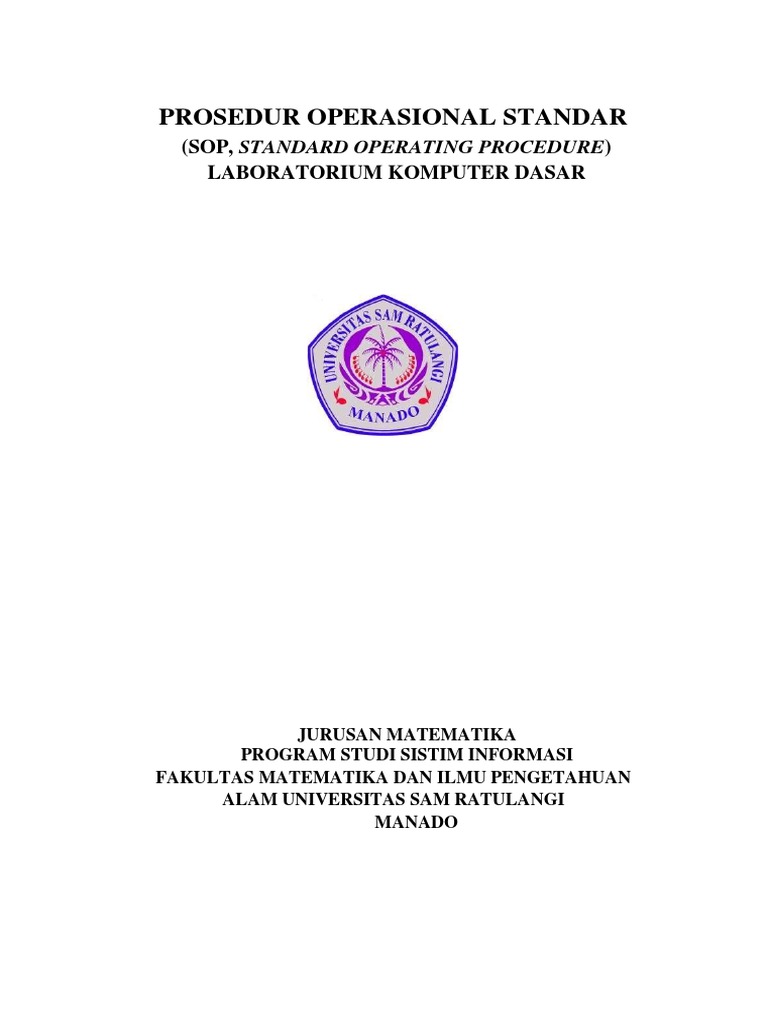 SOP Penggunaan Laboratorium Komputer | PDF | Teknologi & Rekayasa