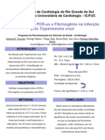 Correlação entre PCR e Fibrinogênio na infecção pelo T. cruzi