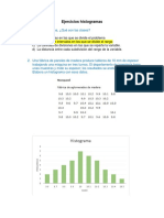 Ejercicios histogramas - Características y componentes