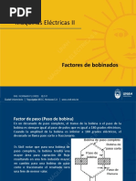 Factores de Bobinados