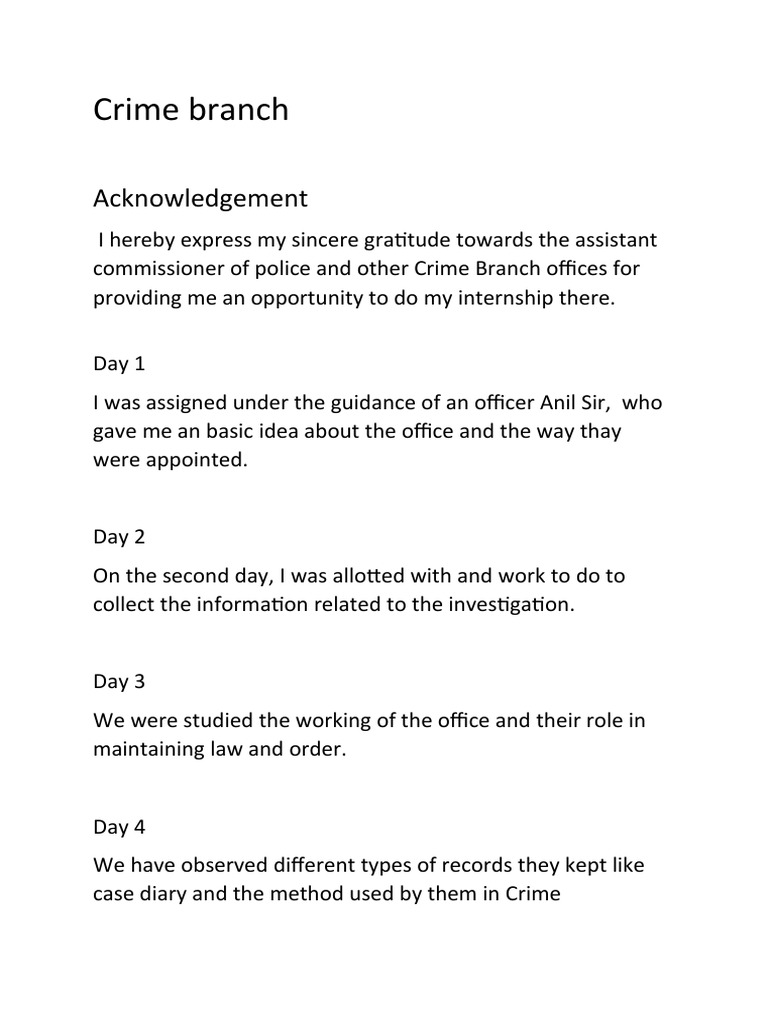 Crime Branch PDF