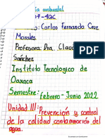 A2UIII - Cracteristicas de Aguas Residuales - Carlos Fernando Cruz Morales.