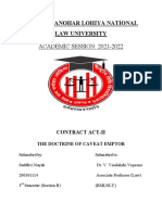 Dr. Ram Manohar Lohiya National Law University ACADEMIC SESSION: 2021-2022