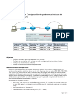 Práctica de Laboratorio Configuración de Parámetros Básicos Del Router PDF