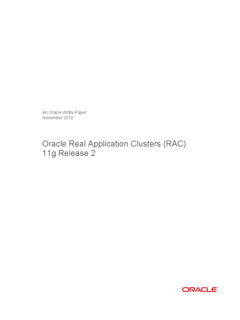 Oracle 11g R2 Rac 白皮书 | PDF