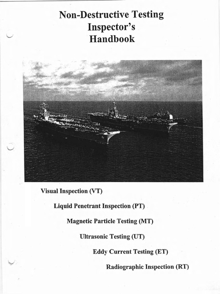 Non-Destructive Testing Handbook | PDF | Ratio | Nondestructive Testing