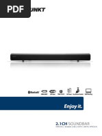 Blaupunkt Standalone Soundbar SBA01 - Manual