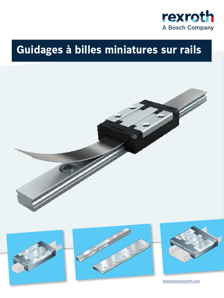 Guidages À Billes Miniatures Sur Rails | PDF | Ingénierie mécanique