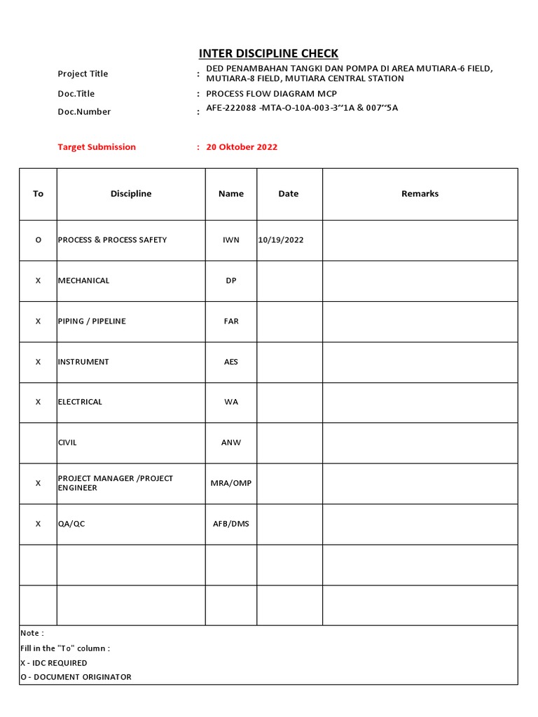 Idc Form PDF