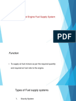 Petrol Engine Fuel Supply Systems Explained