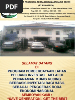 Download KERJASAMA PENANAMAN KUMIS KUCING PT PPA GREEN by ppagreen SN60301559 doc pdf