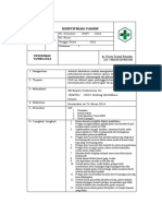 Sop Identifikasi Pasien