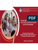Indonesian Healthy School Programme - MoE Indonesia