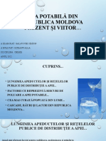 Apa Potabilă Din Republica Moldova Prezent Și Viitor