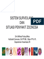 Sistem Surveilans Dan Situasi Penyakit Zoonosa Di Indonesia DRH - Wilfried PurbaMKes