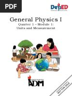 General Physics 1 - Quarter 1 Module 1