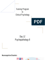 Clinical Psychology-Day 12