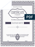 Internship Certificate Template