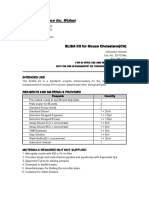 E91701Mu - Manual, Elisa Kit Untuk Kolesterol Mice