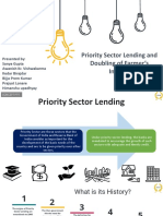 Priority Sector Lending: Doubling Farmer Income