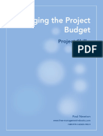 Managing The Project Budget