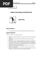 Unit 3 (SAMPLE AND SAMPLE DISTRIBUTIONS)