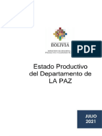 Estado Productivo Economico Del Departamento de La Paz