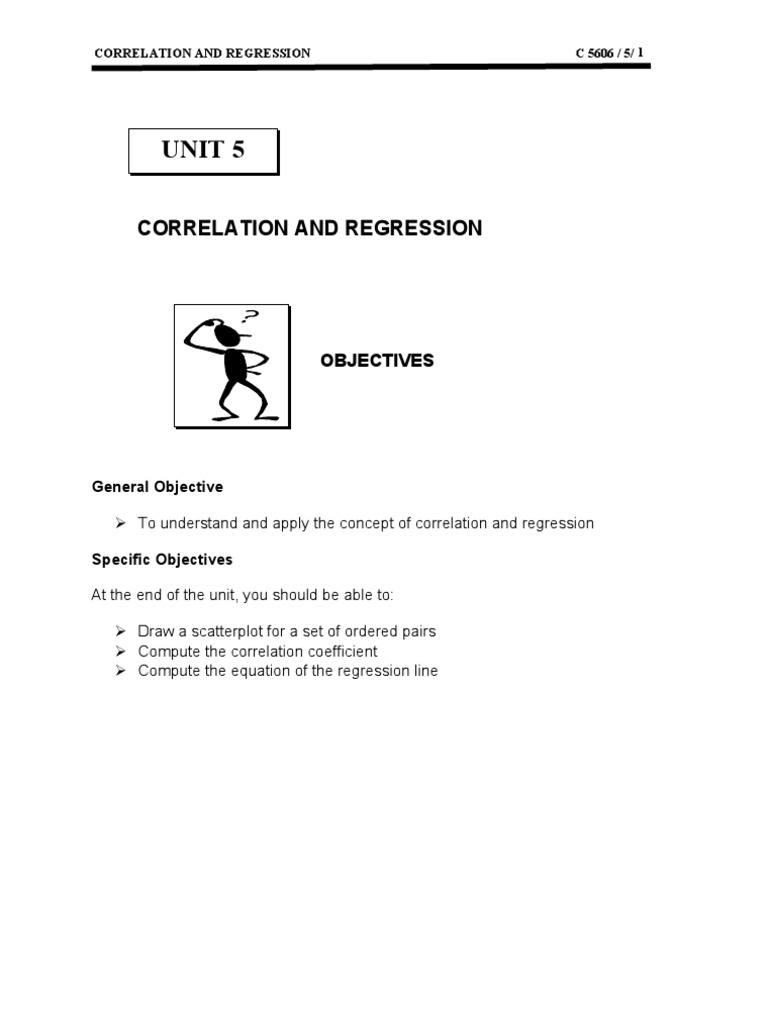 Correlation and Regression Analysis Guide | PDF | Scatter Plot ...