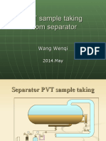 PVT Sample Taking From Separator