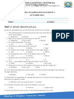 Science 3 Monthly-Exam-October