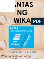 Antas NG Wika