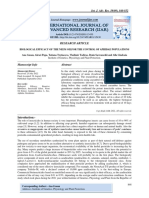 Biological Efficacy of The Neem Oilfor The Control of Aphidae Populations