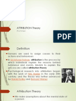 Understanding Attribution Theory