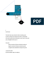 Detecting Knocks with a Piezo Sensor