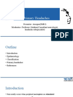 Primary Headaches Classification and Epidemiology