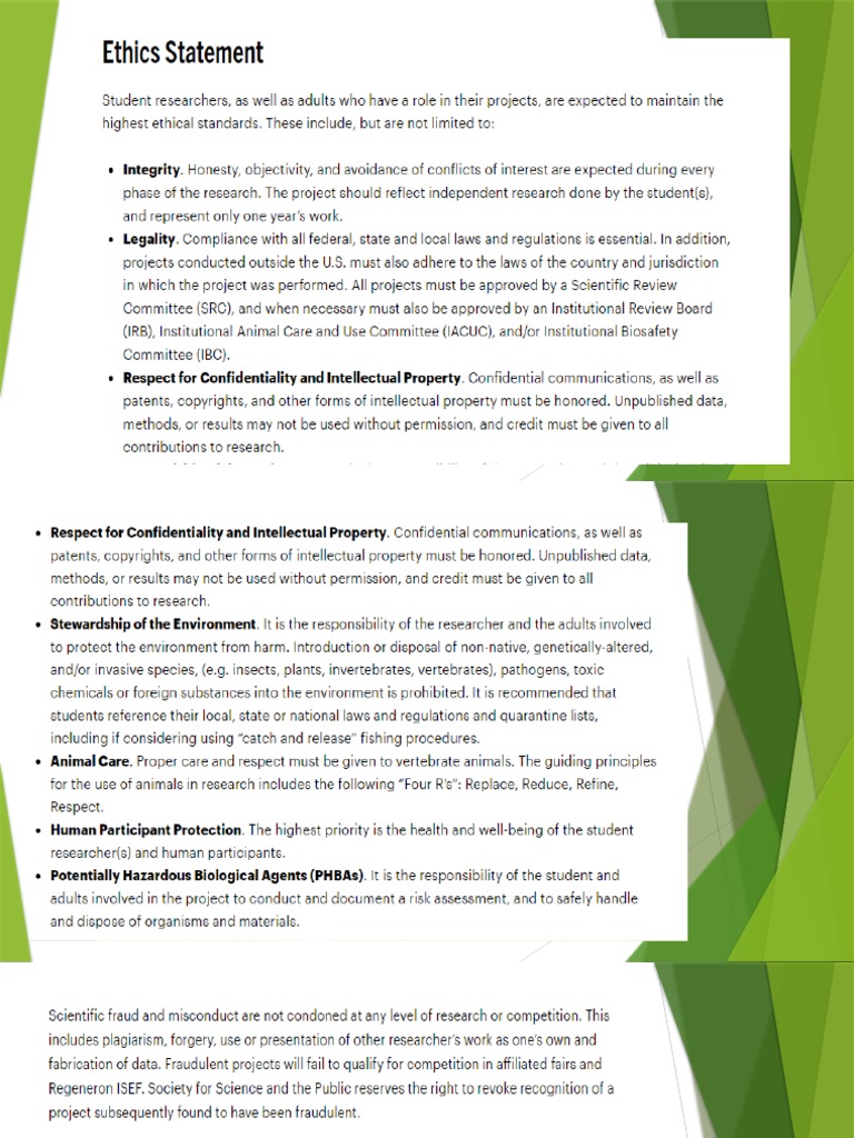 ISEF Guidelines PDF