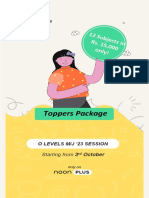 The Social Learning Platform: Toppers Package for O Levels M/J ‘23 Session