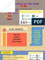 Copia de Past Tense of The Verb To Be