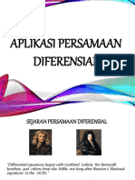 MAT II - Aplikasi Persamaan Deferensial