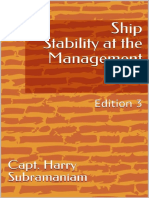 Ship Stability at The Management Level