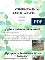 La Contaminacion en La I.e, Biologia