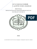 Majlis Ta'lim dan Dzikir Proposal Maulid 1443