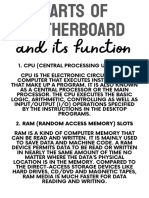 Motherboard Parts and Functions Guide