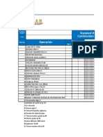 Formato Work Combnation Sheet